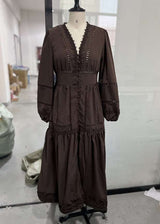 Boho Maxi Dress with Embroidered Details image 3