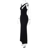 Cutout Open Back Sleeveless Slit Maxi Dresses image 5