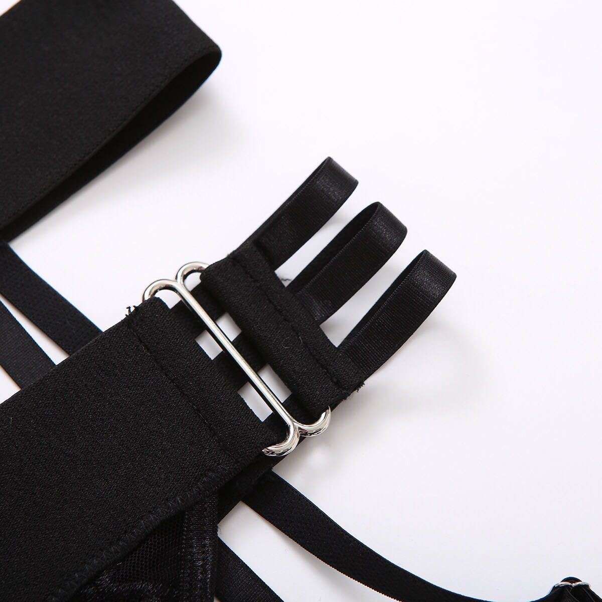 Black Lace Lingerie Set image 8