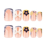 Nail Art with 3D Flower and Star Accents image 2