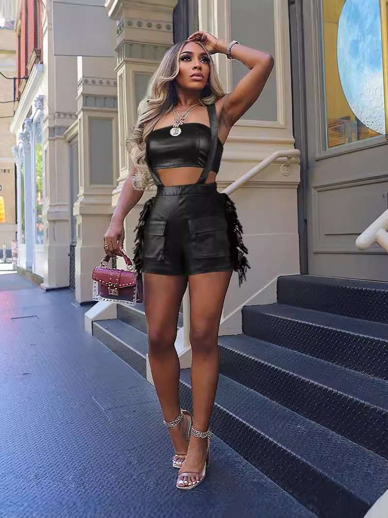 Galactic Glam Two Piece Set - L, Black image