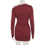 Eleganza Asymmetry Mini Dress image 6