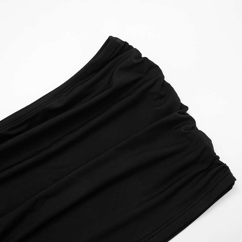 Long Sleeve Top & Ruched Mini Skirt Set image 7