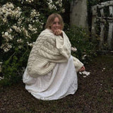 Oversized Cable Knit Sweater Pullover image 6