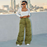 Fashionable  Long Puffer Pants image 2