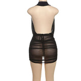 Halter Neck Crop Top and Mini Skirt Set image 6