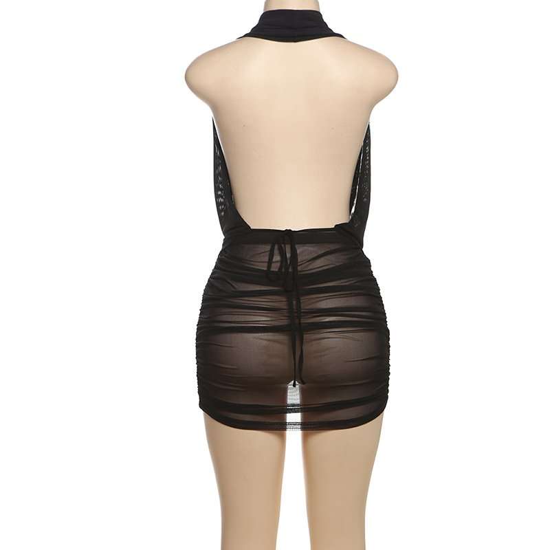 Halter Neck Crop Top and Mini Skirt Set image 6
