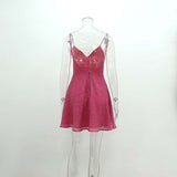 Spaghetti Strap Dress with Ruffle Hem image 3