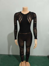 Elegant Black Lace Jumpsuit image 2