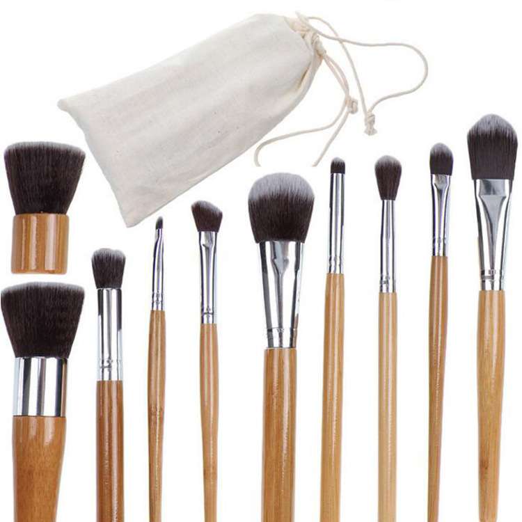 Bamboo Handle Makeup Brush Set image 4