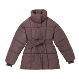 Loose waist jacket mid-length puffer Coat image 3