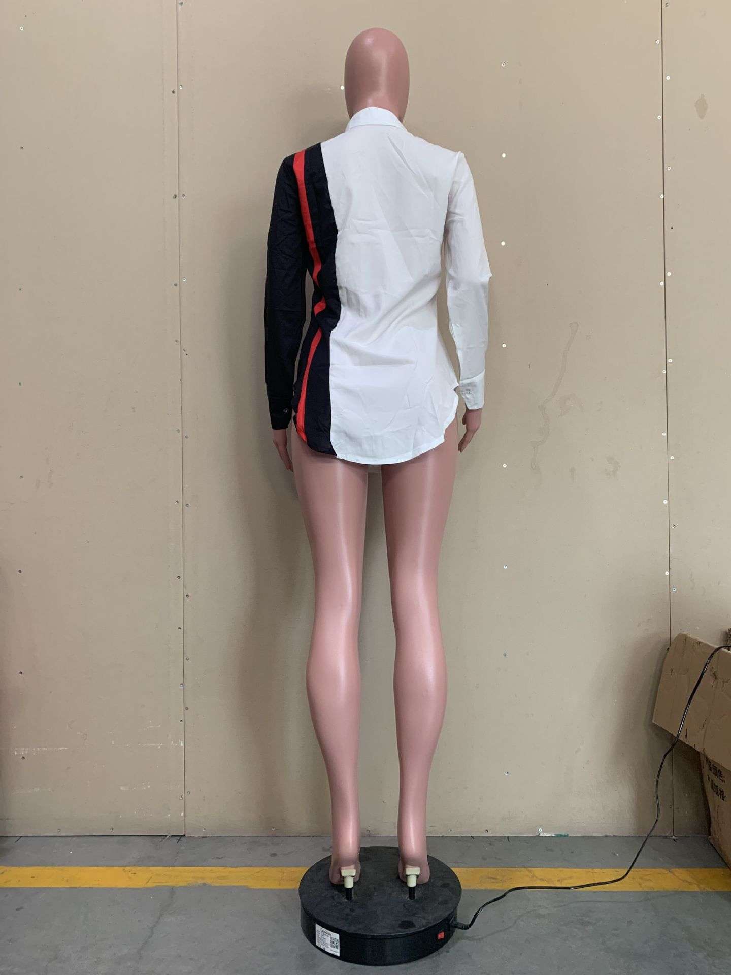 Striped Shirt Casual Colar, Long Sleeve, Button Front Shirt image 6