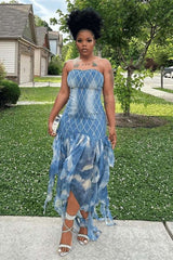 Denim Dreamscape Dress image 0