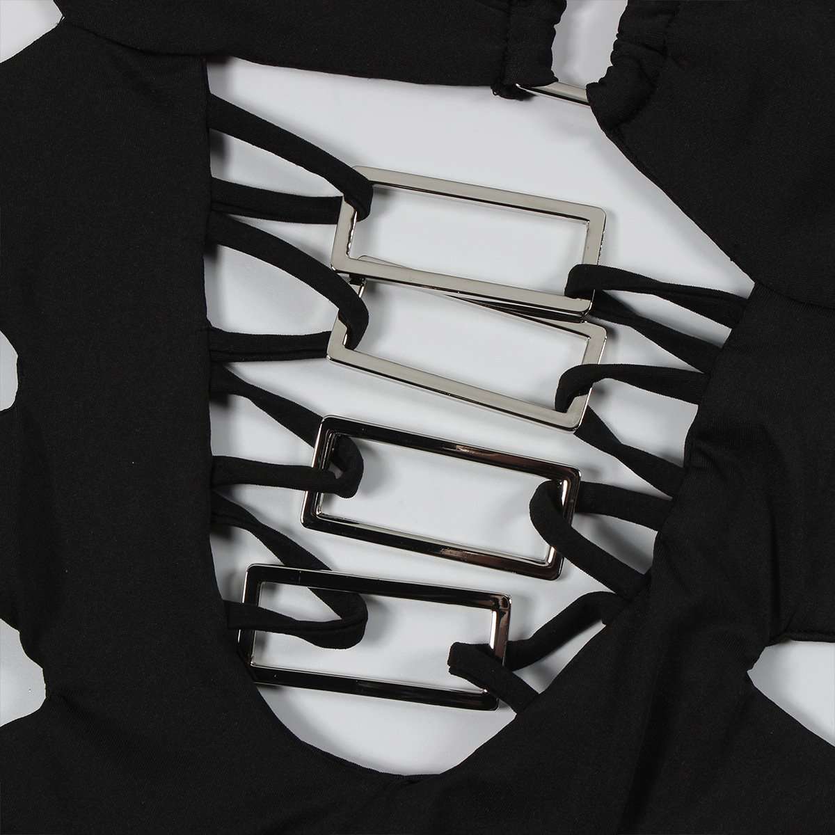 Cutout Lace-Up Front Jumpsuit image 5