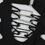 Cutout Lace-Up Front Jumpsuit image 5