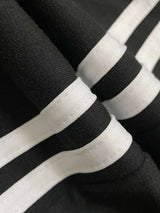 Wide leg straight casual striped pants image 4