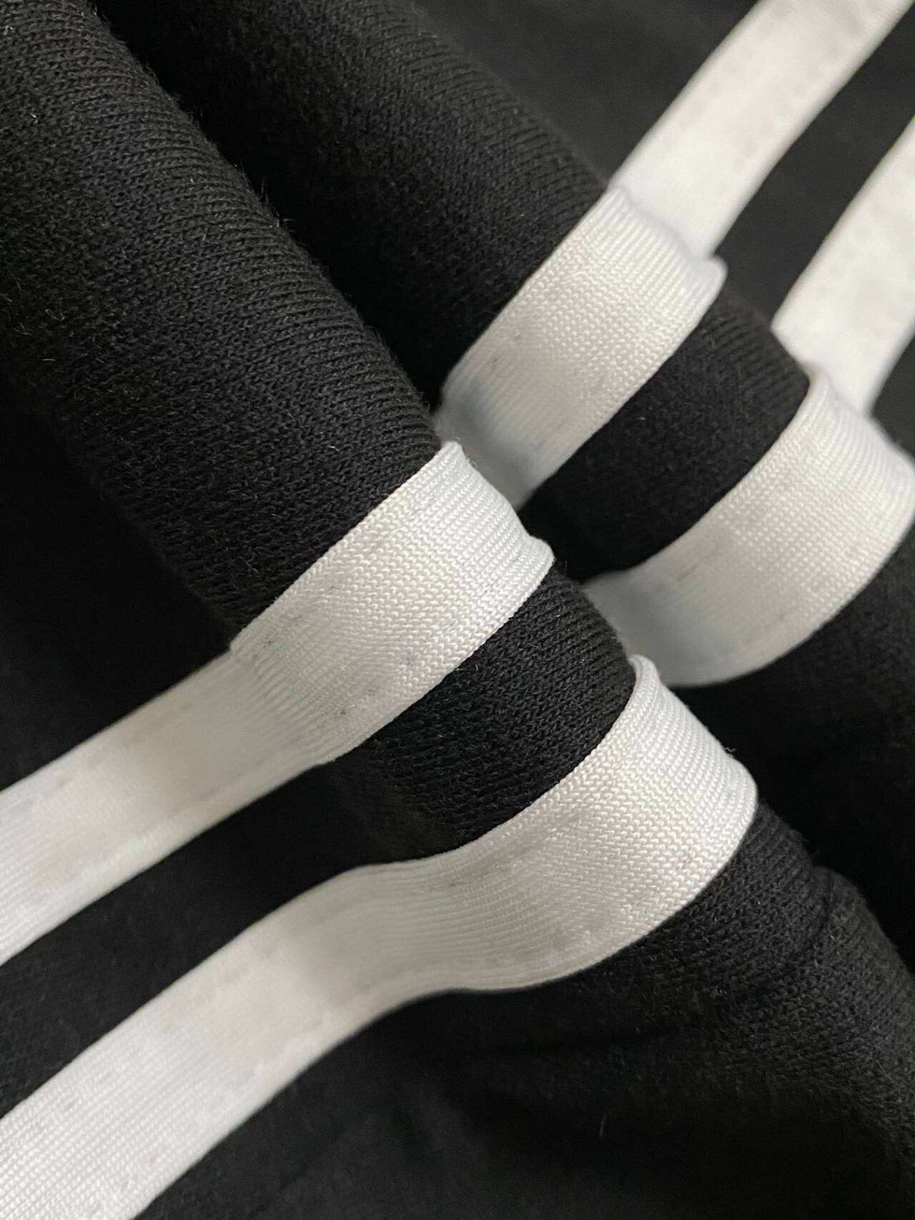 Wide leg straight casual striped pants image 4