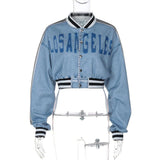 Stand Collar Typography Printed Casual Jacket image 2