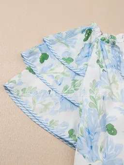 Floral Casual Dress with Ruffle Details image 4