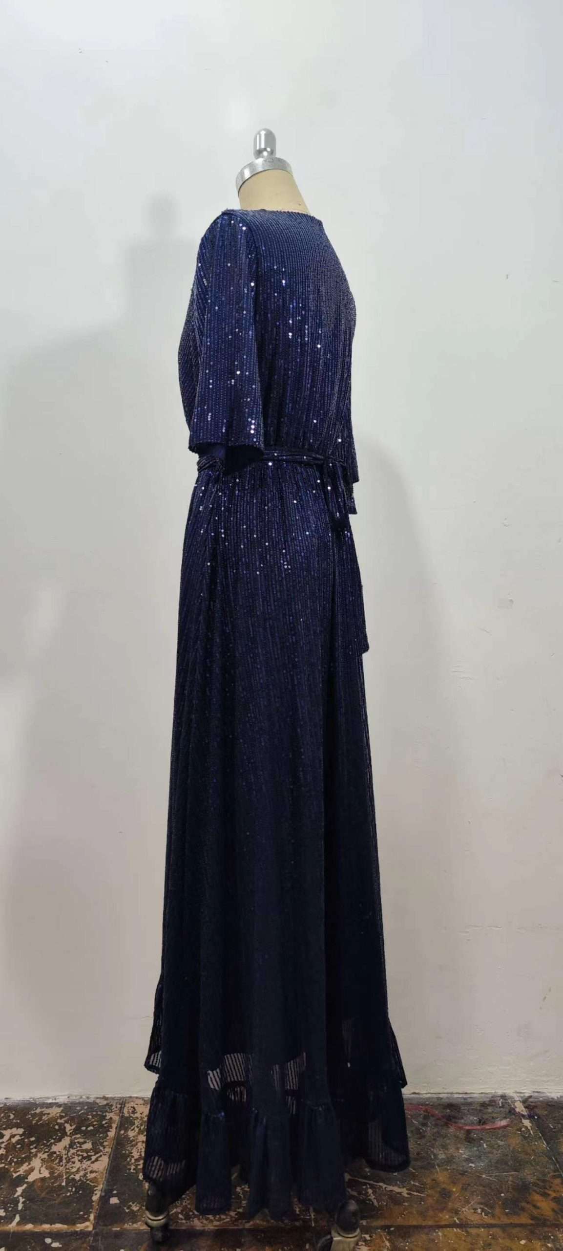 Sequin Dress Half Sleeves Cocktail Dress image 5