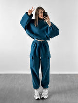 Loose Fit Hooded Sweatshirt With Joggers Co-ord Set image 0