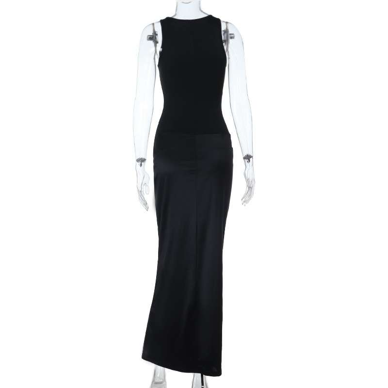 Sleeveless Ruched Maxi Dress image 3