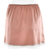 Skirt with Lace Trim and Bow Detail image 3