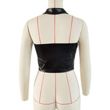 Halter Corset Top with Lace-Up Front image 3