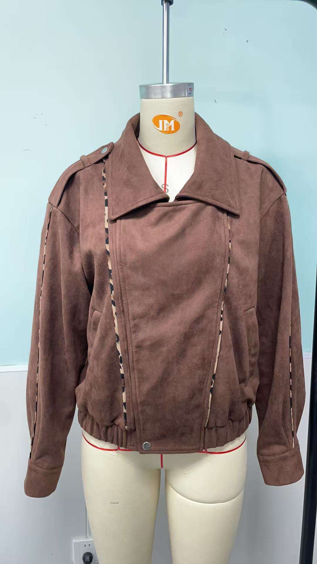 Brown Cropped Jacket image 3