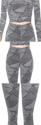 Geometric Patterned Two-Piece Set image 2