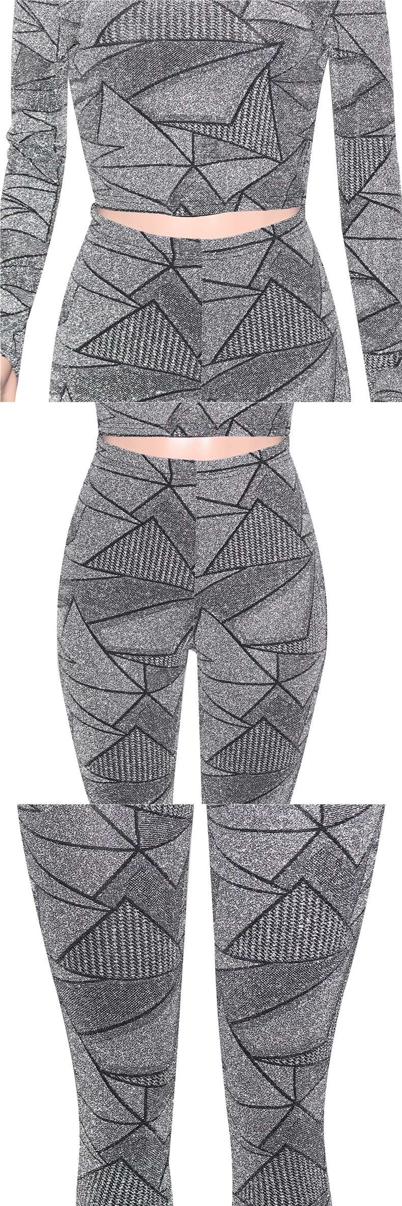 Geometric Patterned Two-Piece Set image 2