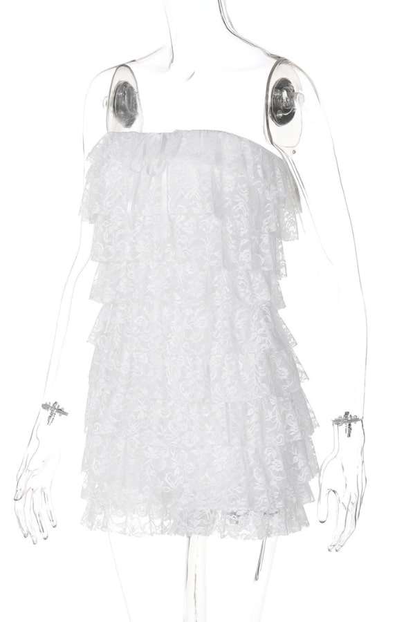 Lace Cascade Romper image 7