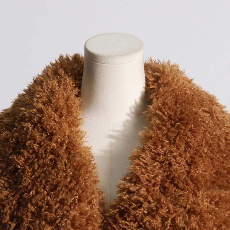 Fur Collar Trench Coat image 5