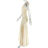 Elegant Deep-V Maxi Dress image 4