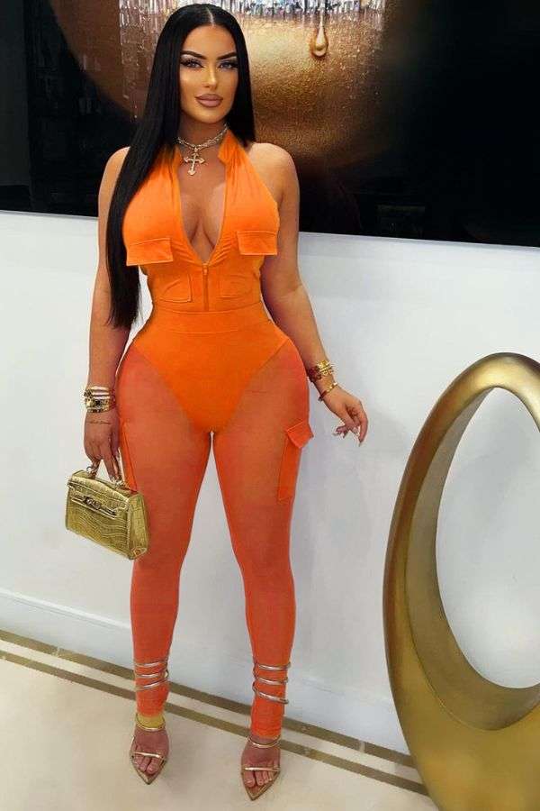 Utility Halter Catsuit image 0