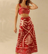 Tropical Print Two-Piece Set image 2