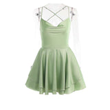 Cami Dress with Flared Skirt image 4