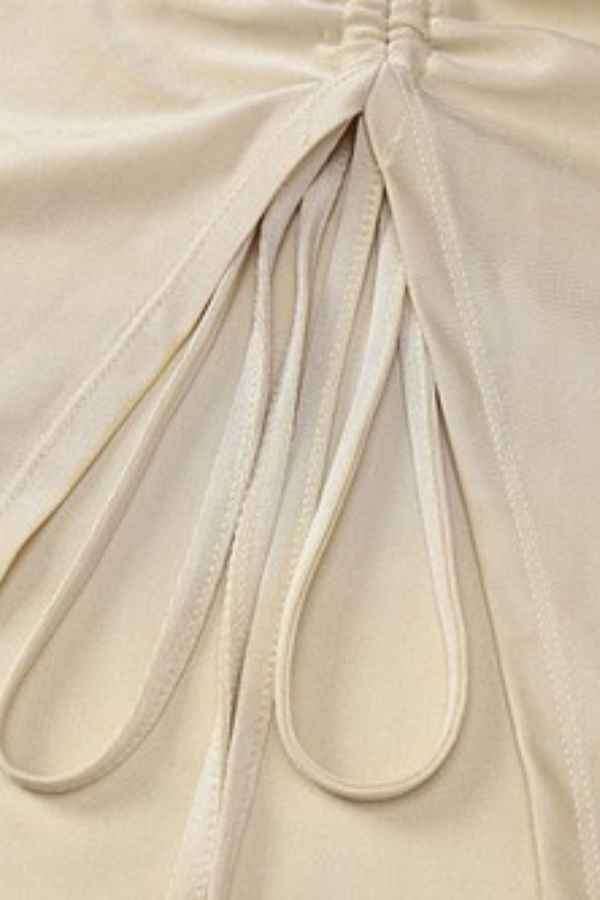 Sexy Halter Neck CutOut Side Slit Sleeveless Maxi Dress image 7