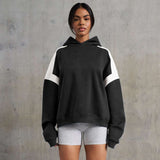 Athletic Urban Oversized Hoodie - M, Black image