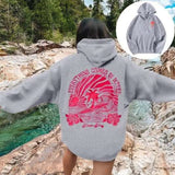 Oversize Backprint Pullover Hoodie image 1