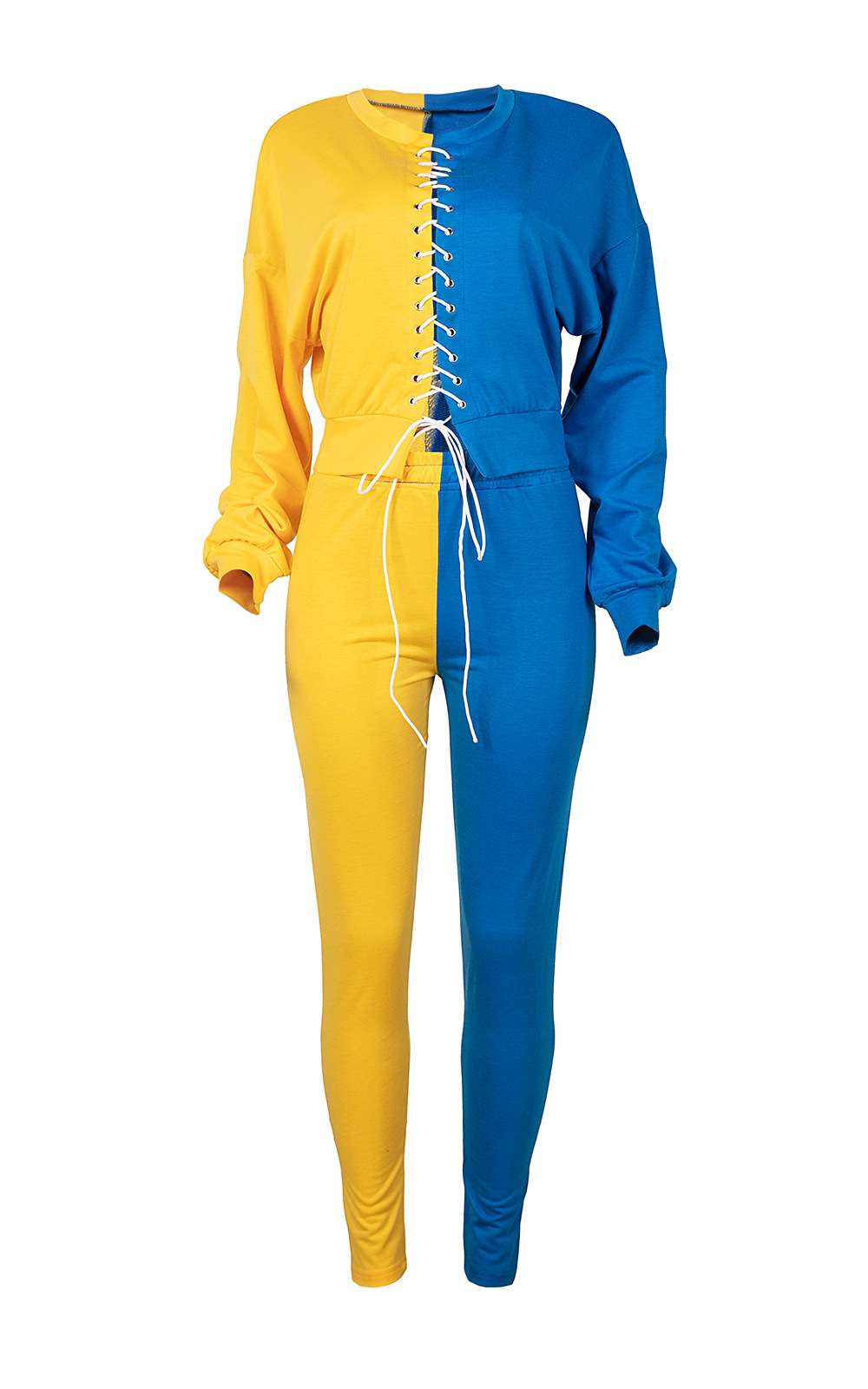 Casual Two Tone Jumpsuit image 4