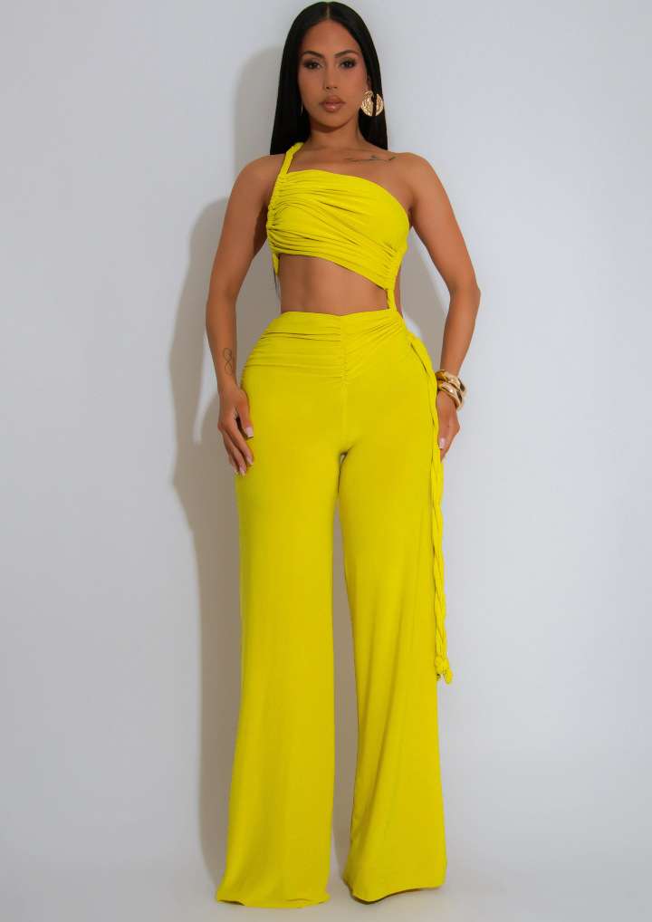 Rached Sleeveless Bodycon Wide-leg Jumpsuits image 9