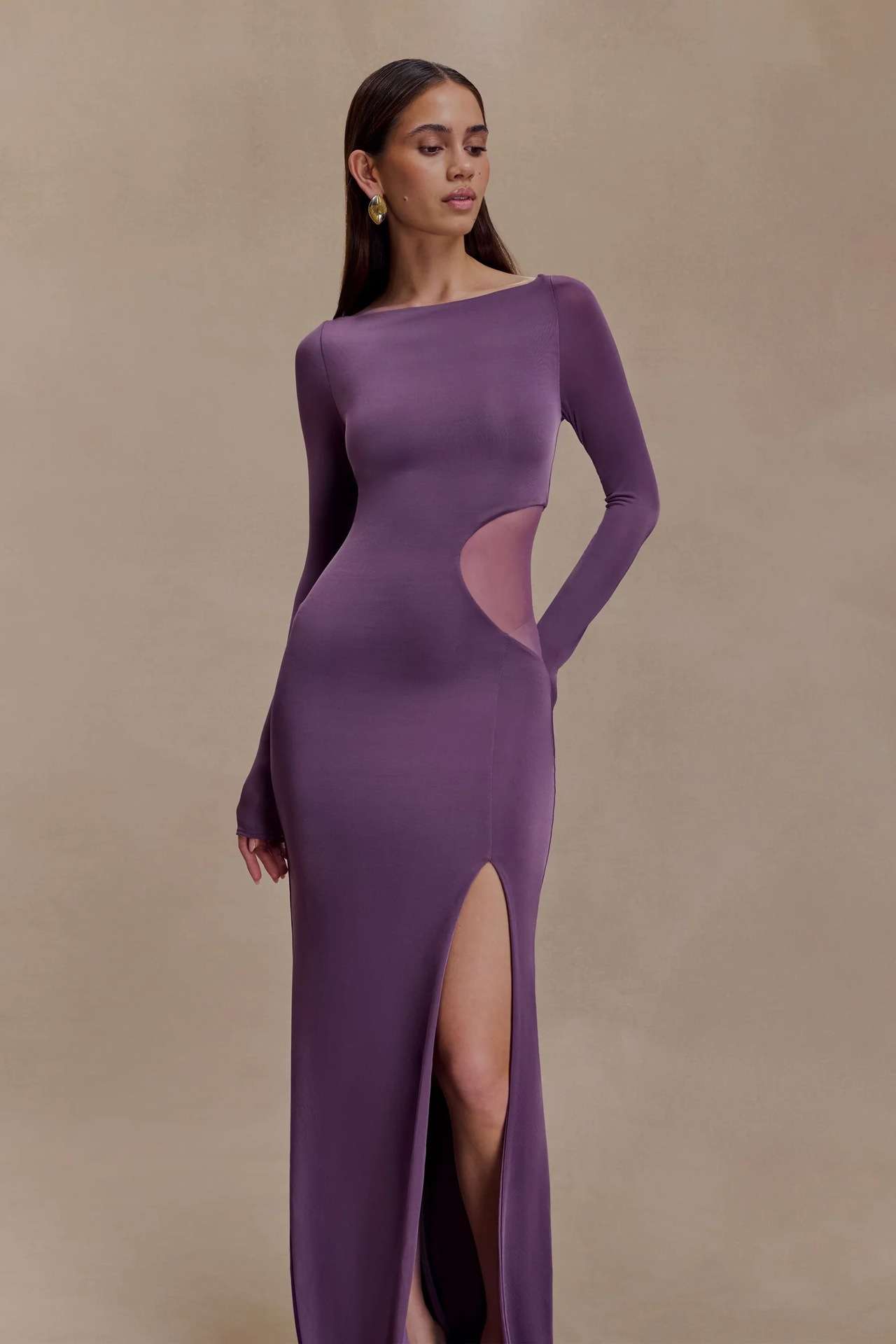 Elegant Cut-Out Evening Gown image 2