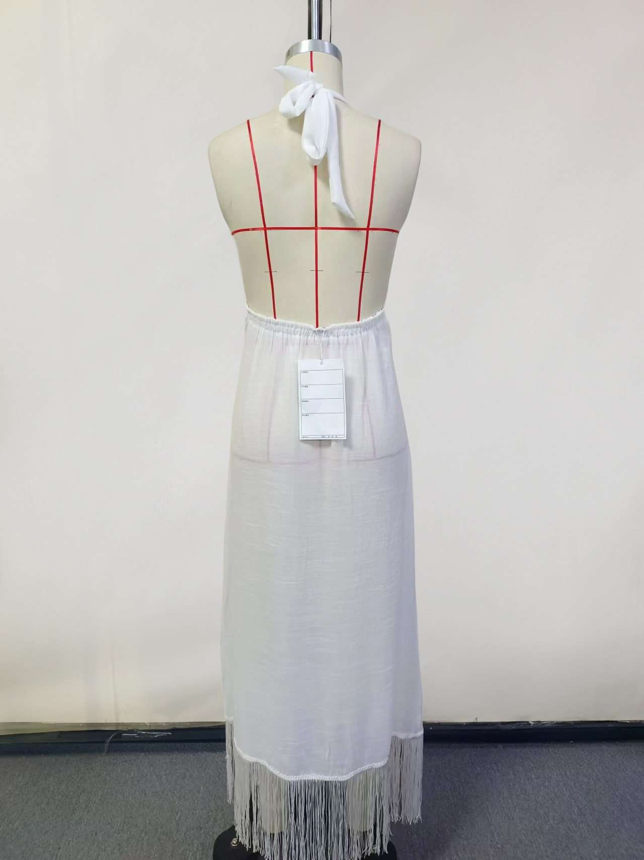 Elegant Fringe Maxi Dress image 4