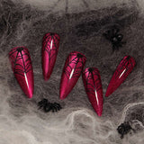 Spider Web Nail Art Design image 4