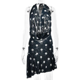 Polka Dot Sleeveless Dress with Ruffled Hem image 4