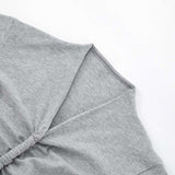 Casual Ruched Front Short Sleeve Top image 2