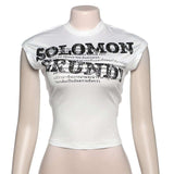 Printed Detailed Crop Top image 3