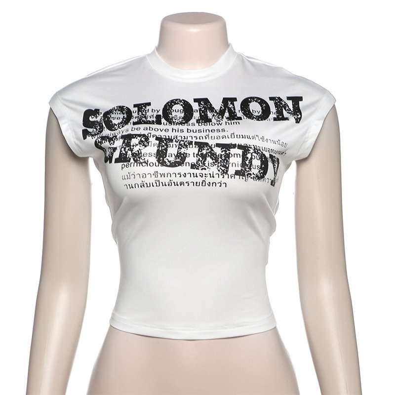 Printed Detailed Crop Top image 3