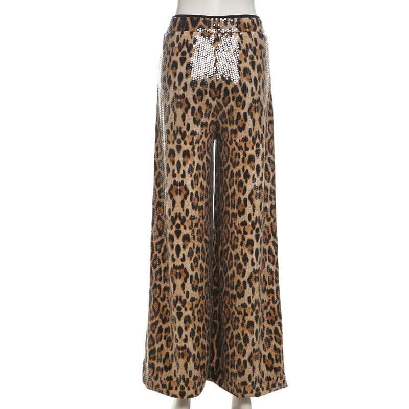 Animal Print Wide Leg Pant image 6